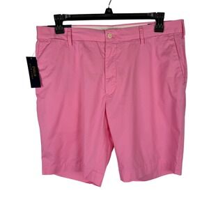 Polo Ralph Lauren Classic Fit Shorts Mens 36 9"Chino Pima Cotton Harbor Pink NEW